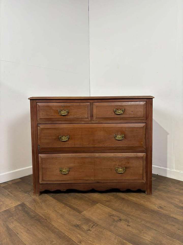 Edwardian Satinwood Chest Of Drawers