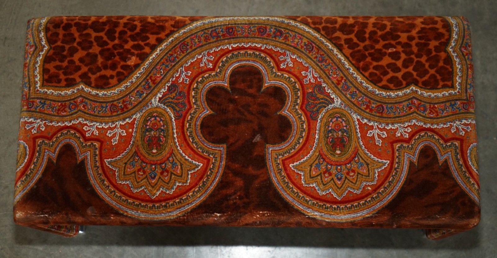 Pair Of Rrp £6,000 Versace Italy 2003 Ilian Rachov Designed Ottoman Footstools photo buy