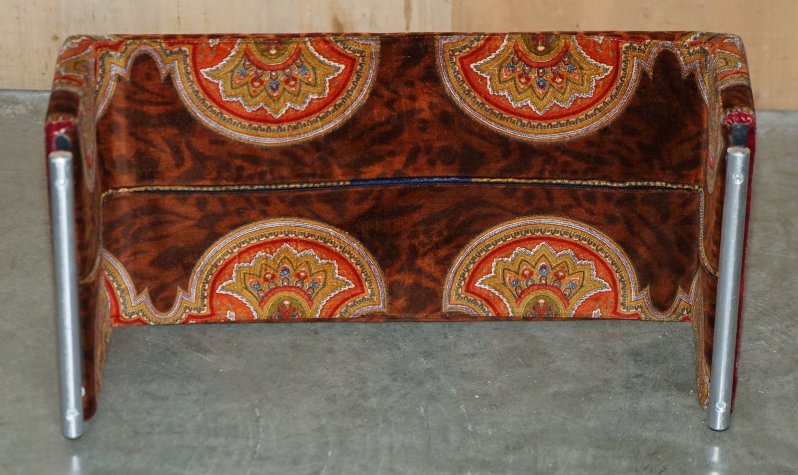 Furniture Pair Of Rrp £6,000 Versace Italy 2003 Ilian Rachov Designed Ottoman Footstools photo