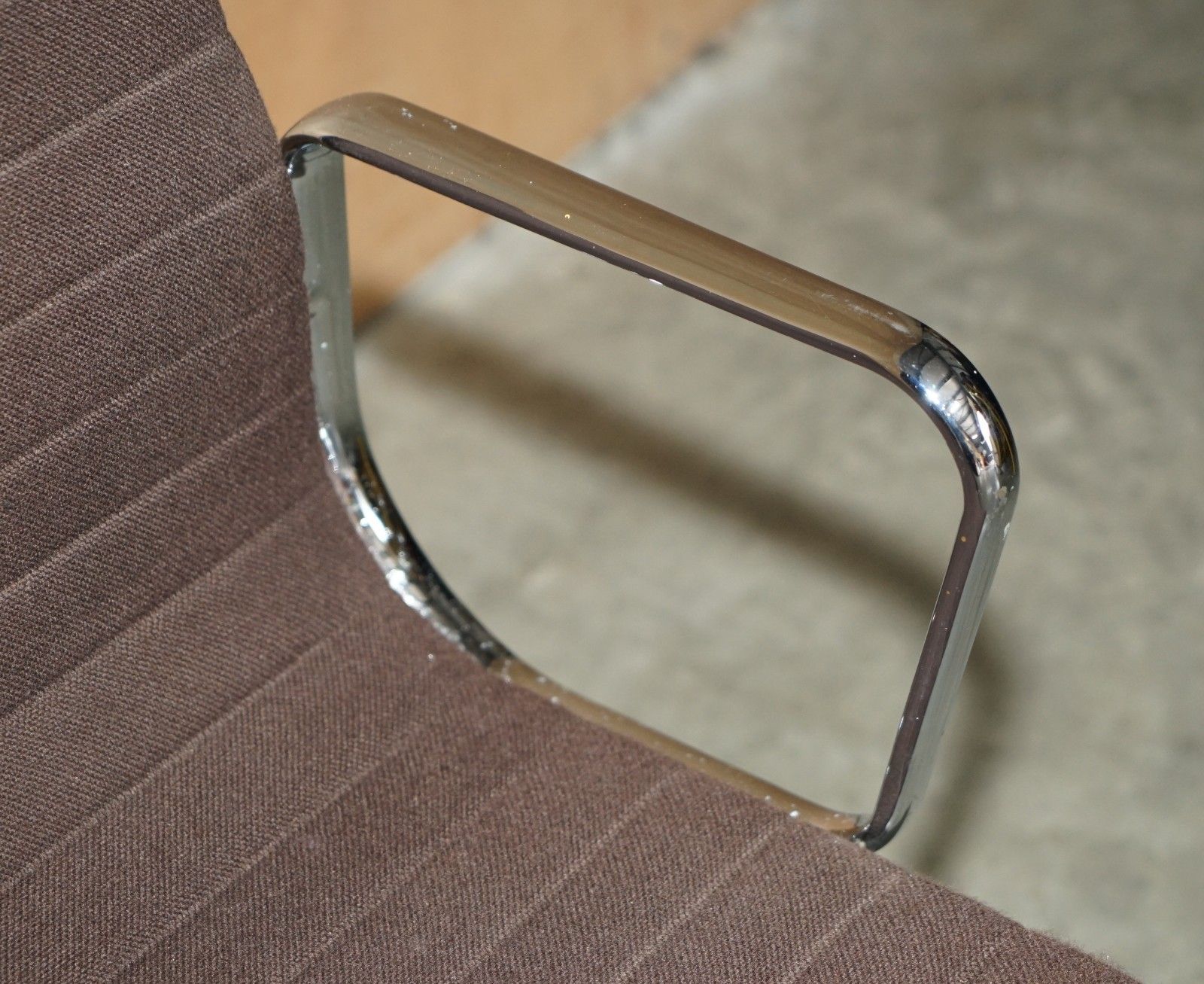 1 Of 3 Brown 1989 Vitra Eames Herman Miller Ea 108 Model Office Swivel Chairs photo buy