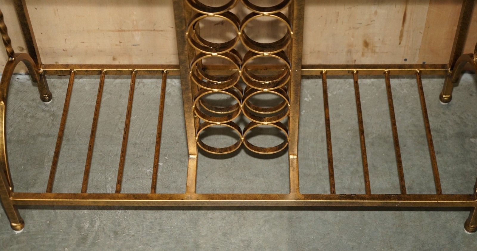 Stunning American Mid Century Modern Circa 1960's Mahogany & Brass Dry Bar photo buy