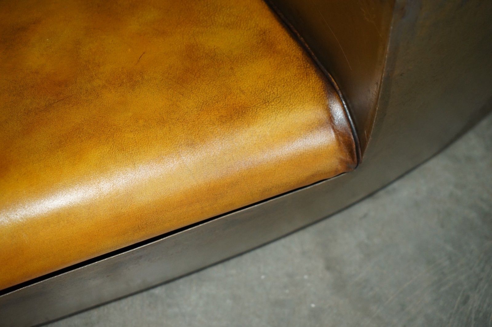 photo for sale Original 1980's Jonathan Singleton Easy Number One Cubist Modernist Armchair