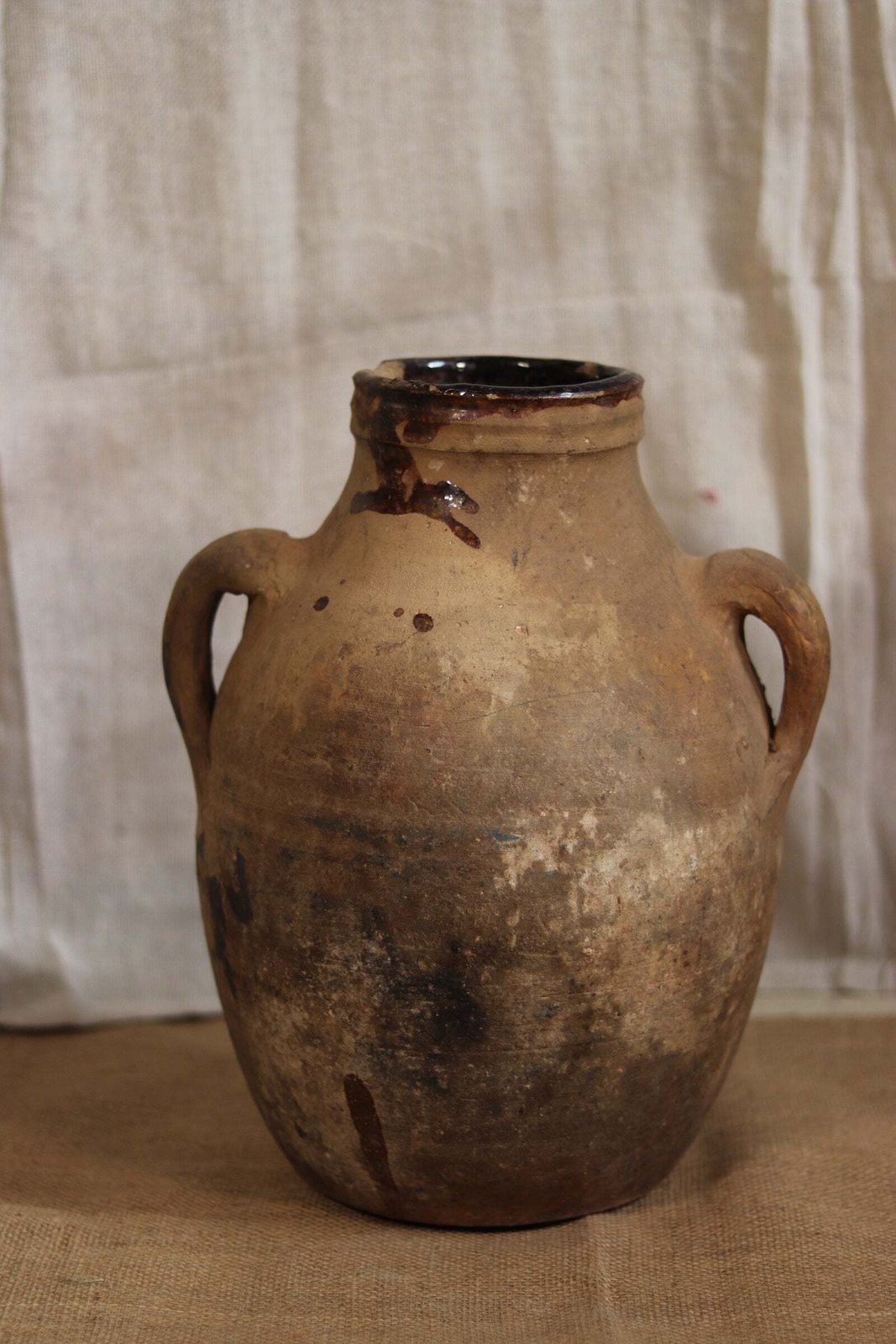 Large Berber Terracotta Oil Pot | No. 14 photo furniture