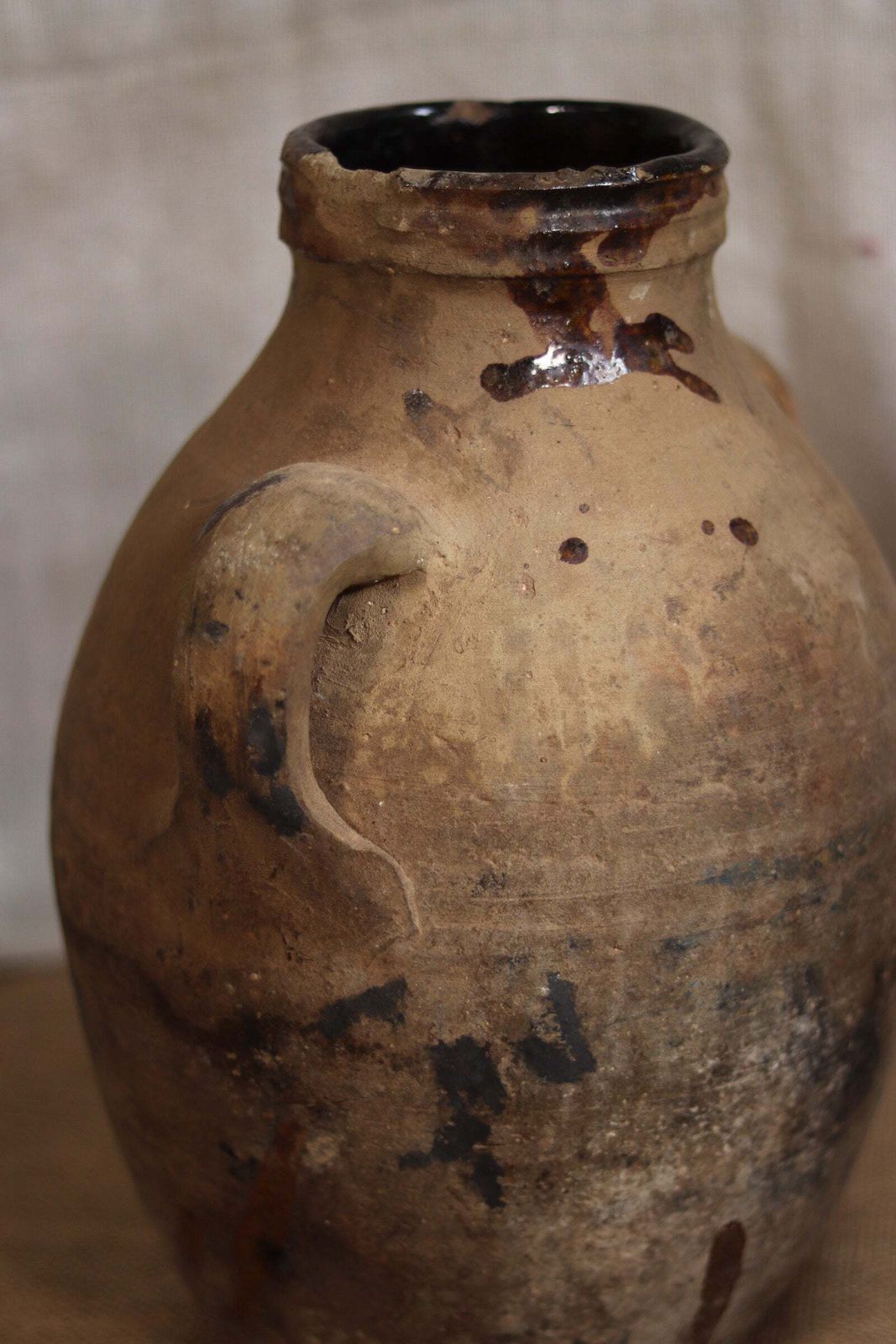 Large Berber Terracotta Oil Pot | No. 14 photo Home Decor