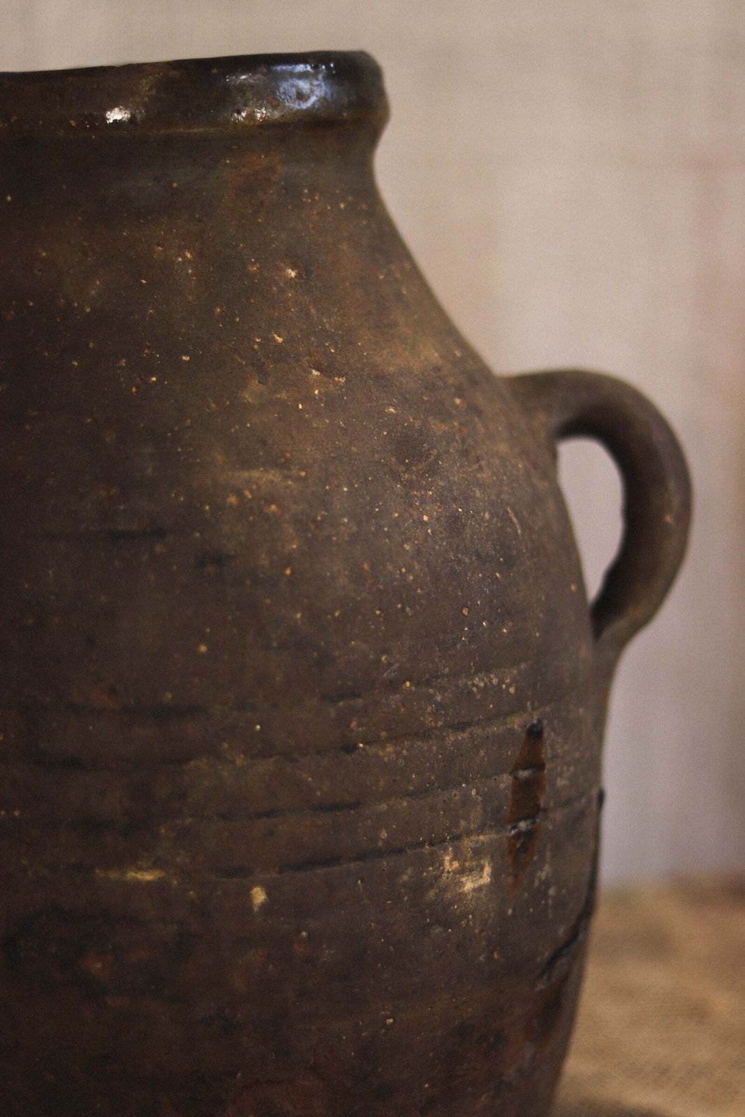 Large Berber Terracotta Oil Pot | No. 12 photo Home Decor