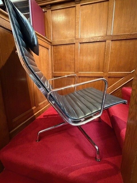2 Charles & Ray Eames Aluminium Chairs Ea 124 – Lounge 1958 photo buy
