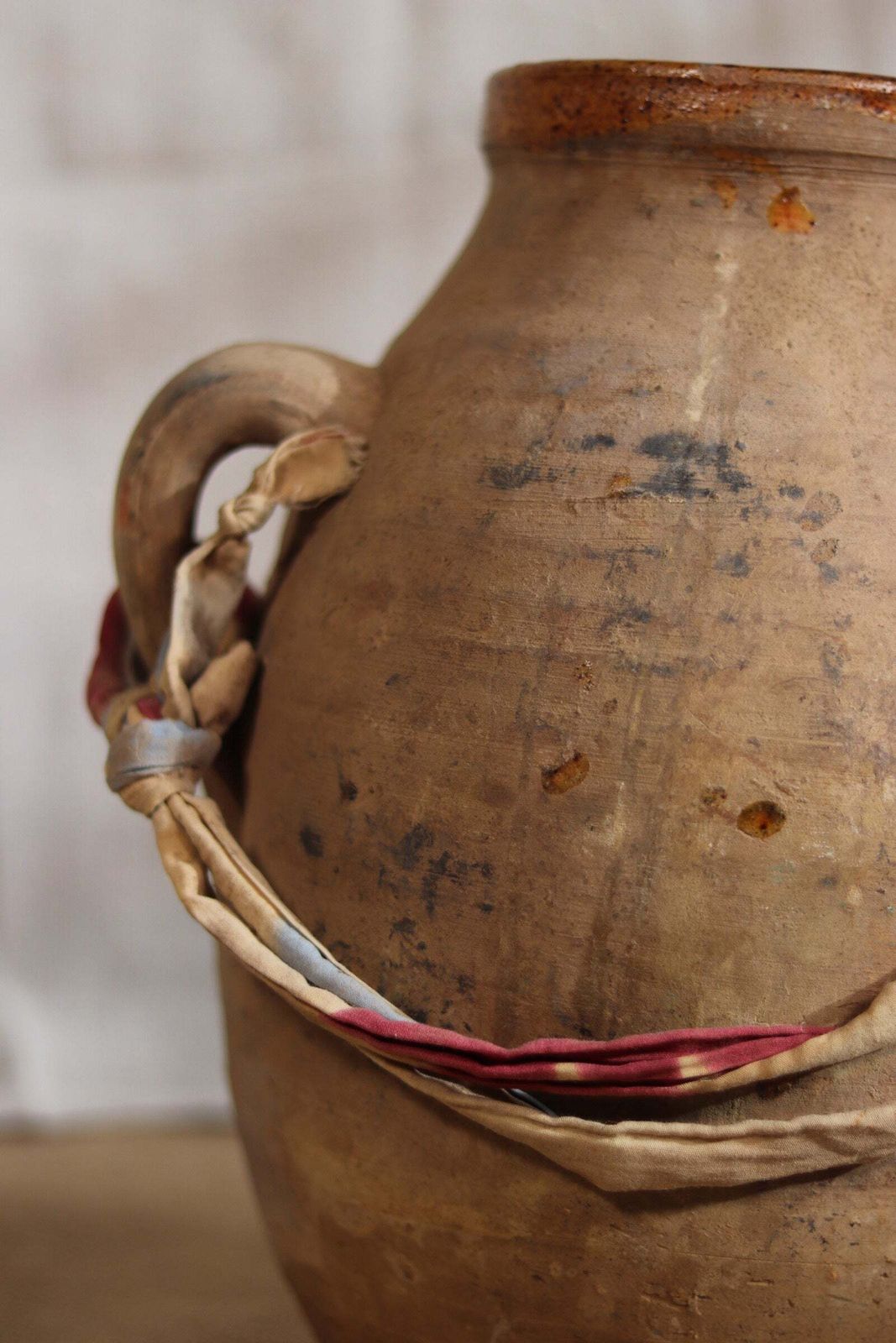 Large Berber Terracotta Oil Pot | No. 10 photo Home Decor