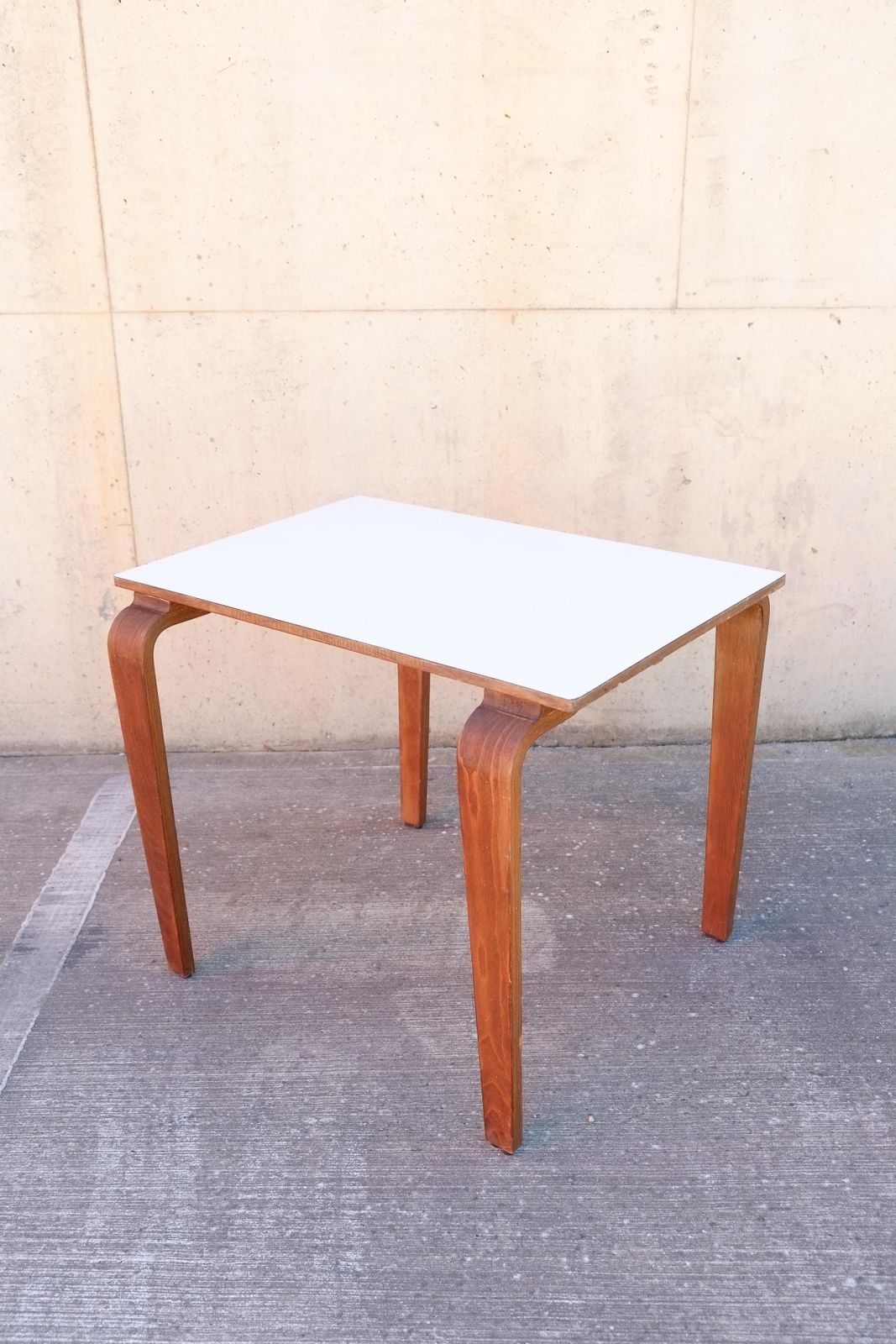 Mid Century Bentwood Plywood & Formica Desk By James Leonard For Esavian photo furniture