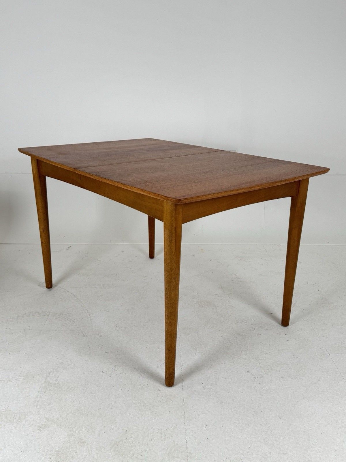 Mid Century  Rectangle Extending Jentique Dining Table 4 Matched Chairs Teak Mcm photo 950.0