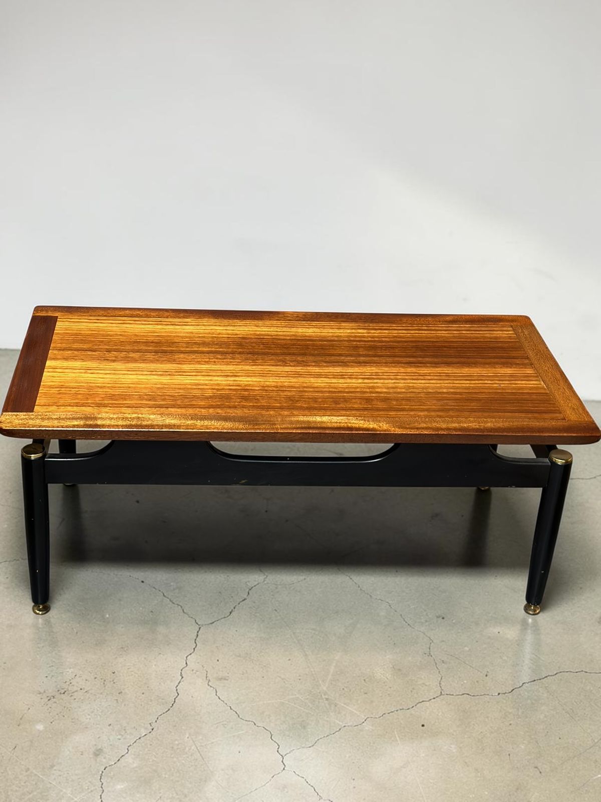 photo furniture G Plan Teak Coffee Table — Architectural Base, Librenza Period, C.1960s