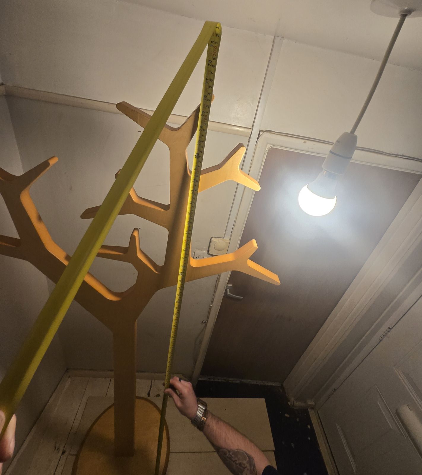 Swedese Tree Coat Stand In Oak Veneer Designed By Michael Young And Katrin Olina photo furniture