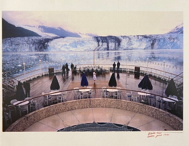 David Hockney Alaska Homemade Laser Print.