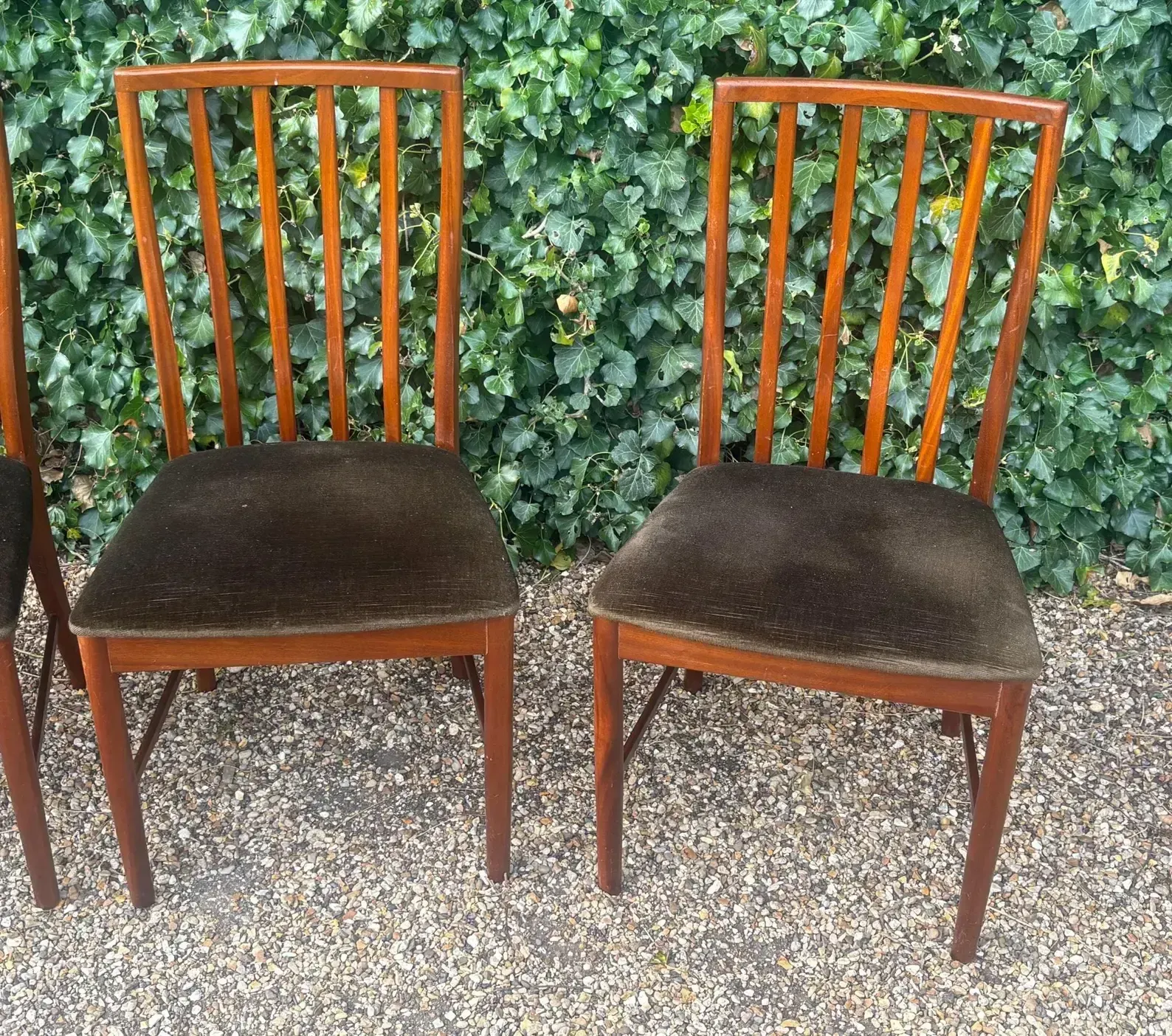 photo for sale Set Of Six McIntosh Mid Century Teak Dining Chairs C.1970s