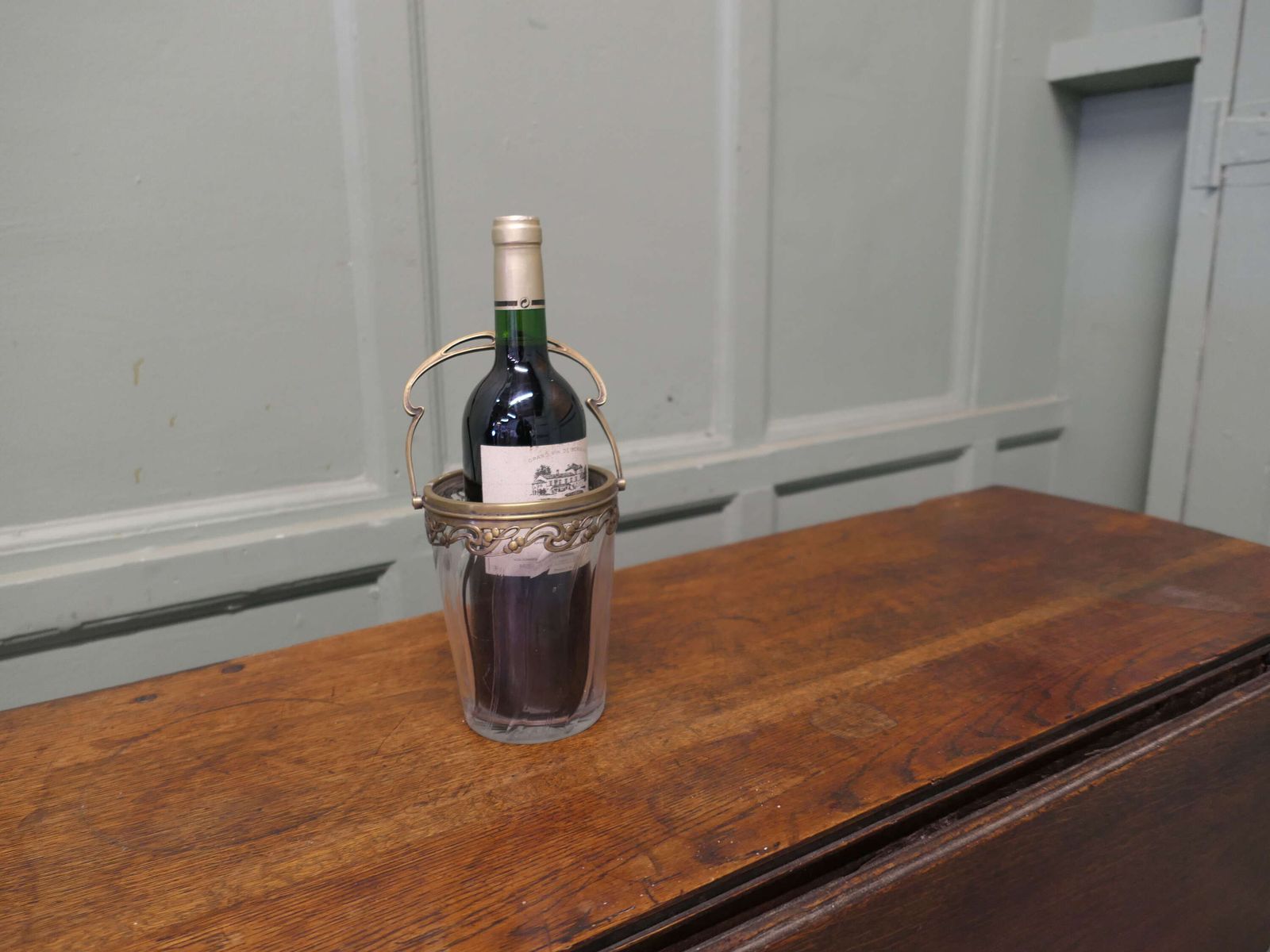 French Art Nouveau Personal Champaign Ice Bucket, Wine Cooler A Superb Piece photo Home Decor