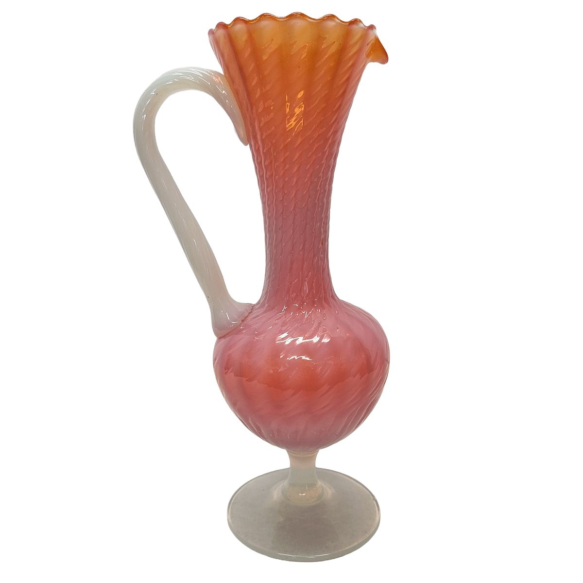 Carafe vintage Selvia Opalina, années 1960 photo for sale