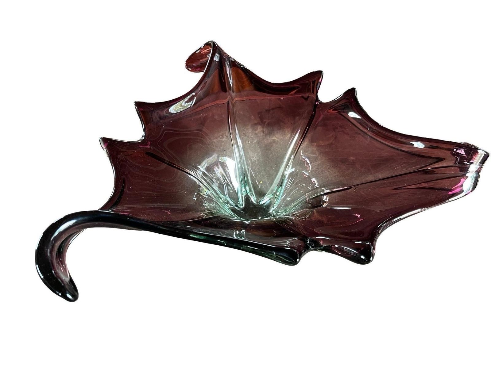 photo furniture Murano Submerged Blown Glass Centerpiece Attributed To Fratelli Toso, 1960 1970