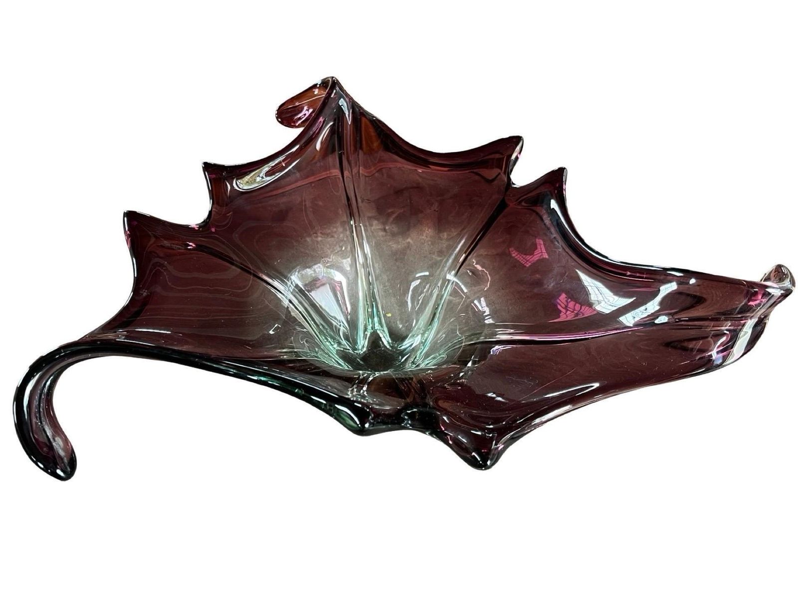 photo vinterior Murano Submerged Blown Glass Centerpiece Attributed To Fratelli Toso, 1960 1970