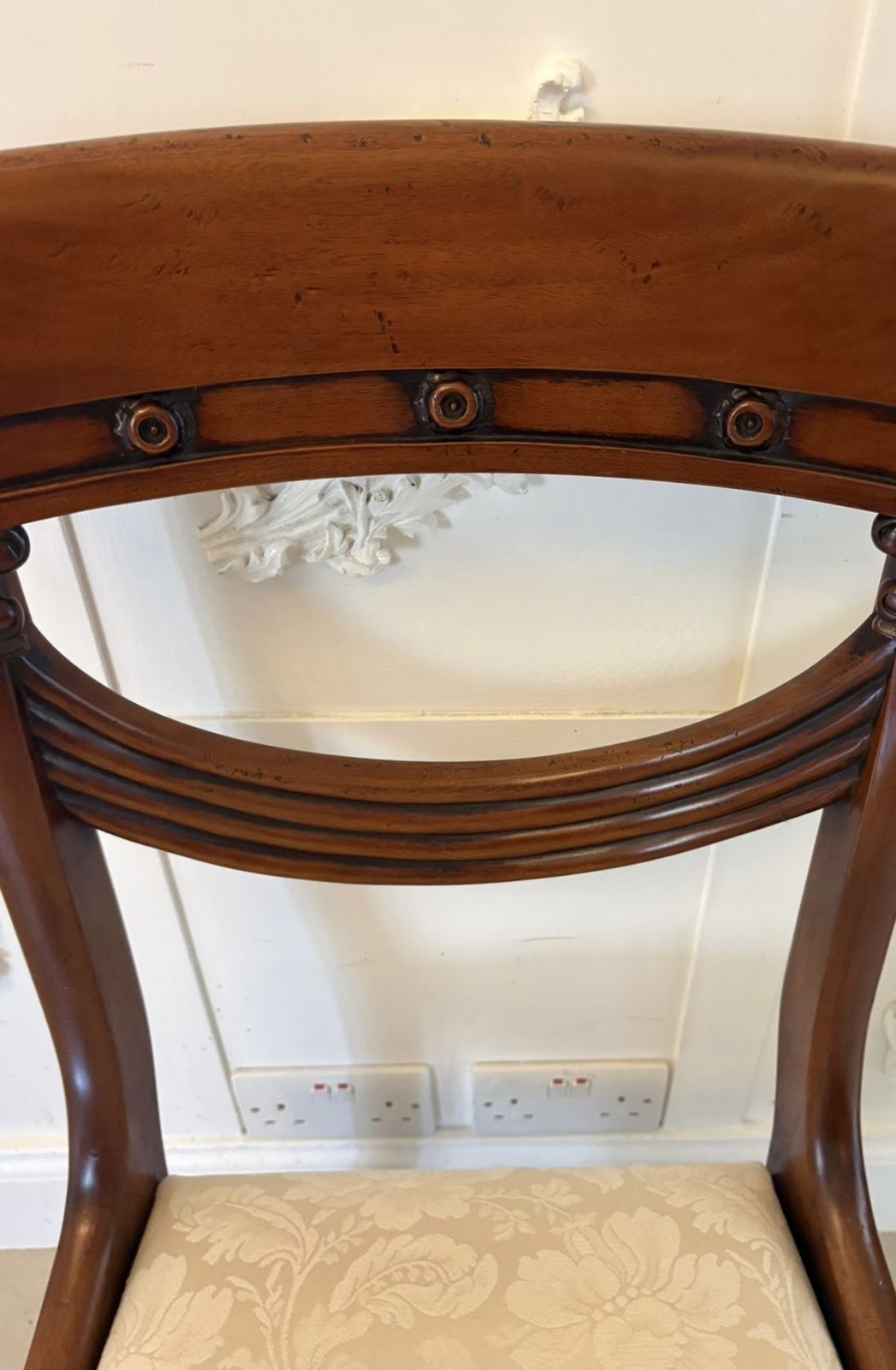 Antique English Early 20th Century Mahogany Dining Chairs Set Of Ten photo buy