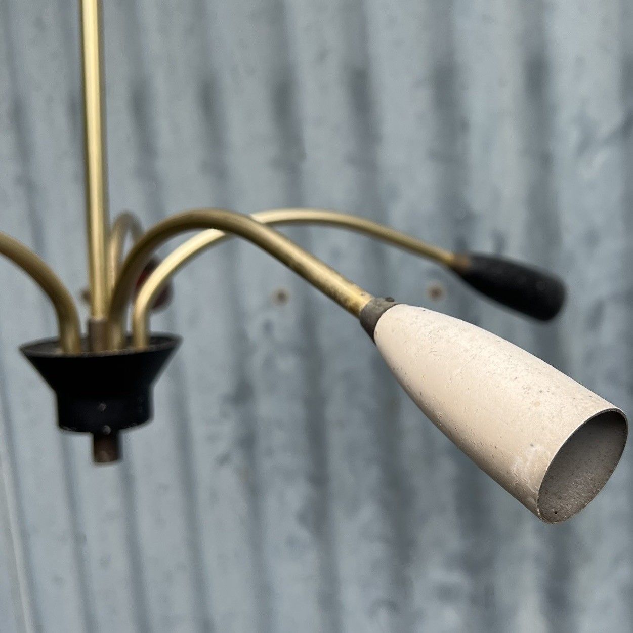 photo furniture Vintage Italian Mid Century Sputnik Atomic Ceiling Light Lamp 5 Arm 1950s