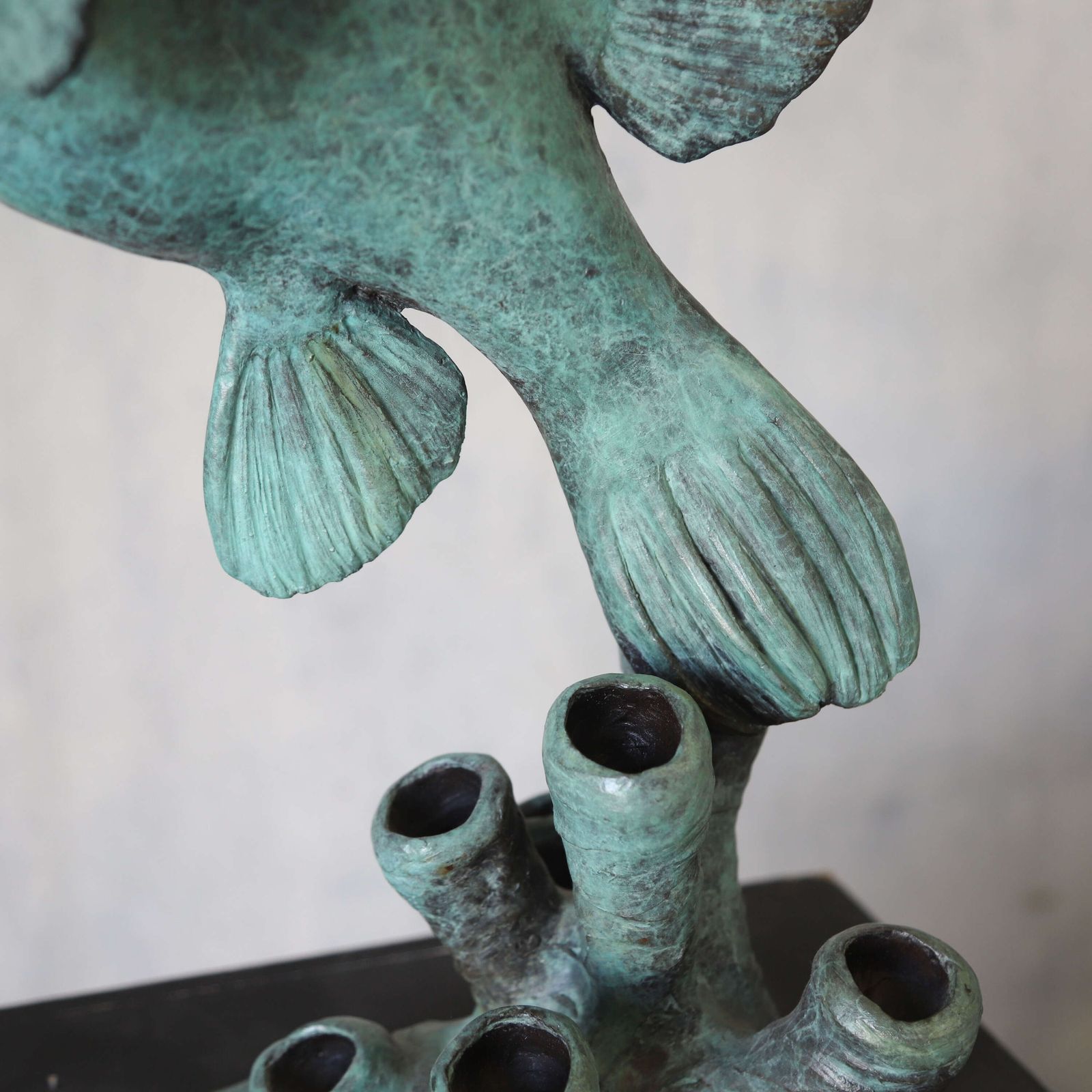 Dogface Puffer – Fine Art Bronze By Andrzej Szymczyk, Limited Edition 2/8 photo vintage