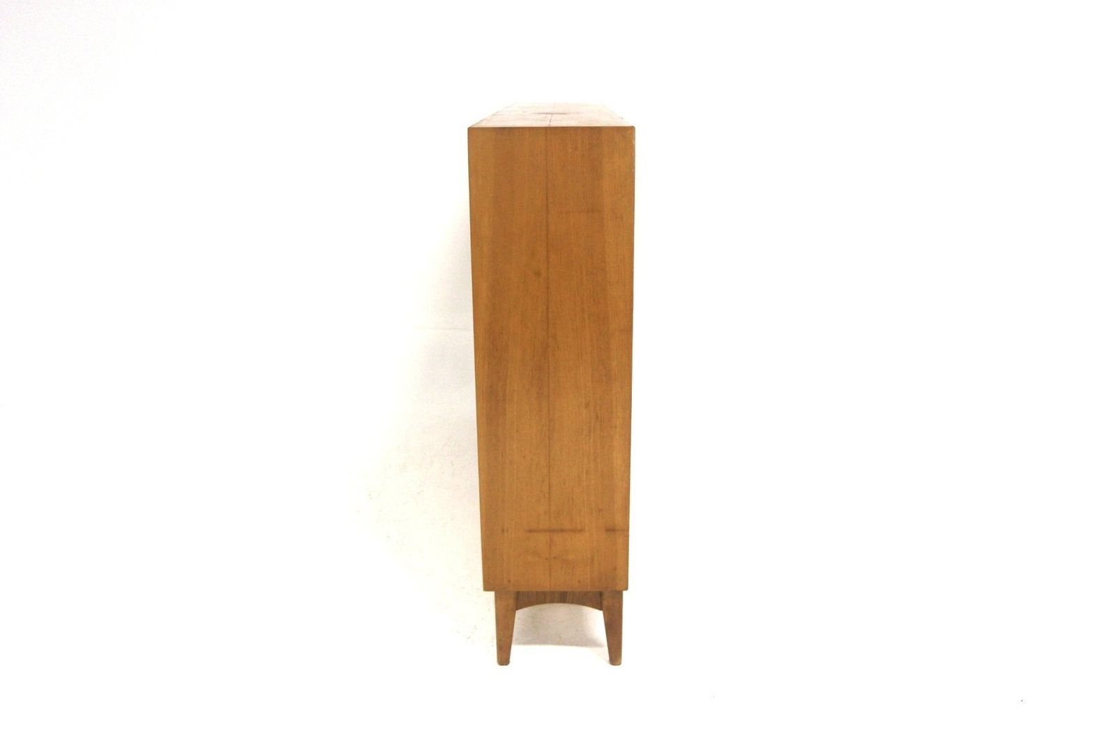 Modern Scandinavian Elm Bookshelf, Sweden, 1940s