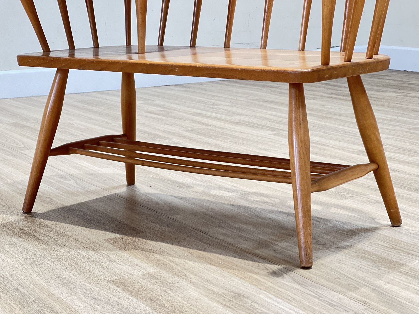 Ercol Telephone Seat By Lucian Ercolani, England 1960s photo buy