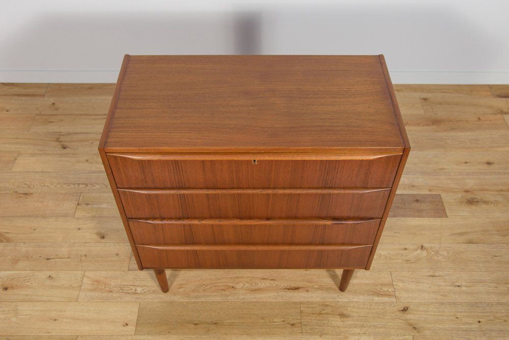 Mid Century Teak Dresser With Dressing Table, Denmark, 1960s photo vinterior
