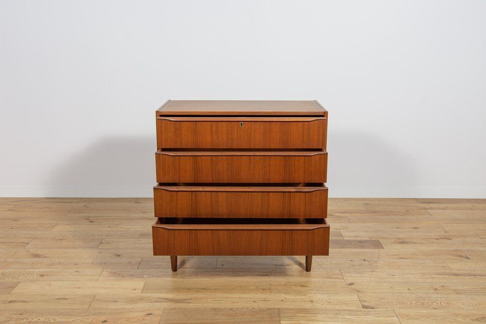 Mid Century Teak Dresser With Dressing Table, Denmark, 1960s photo buy
