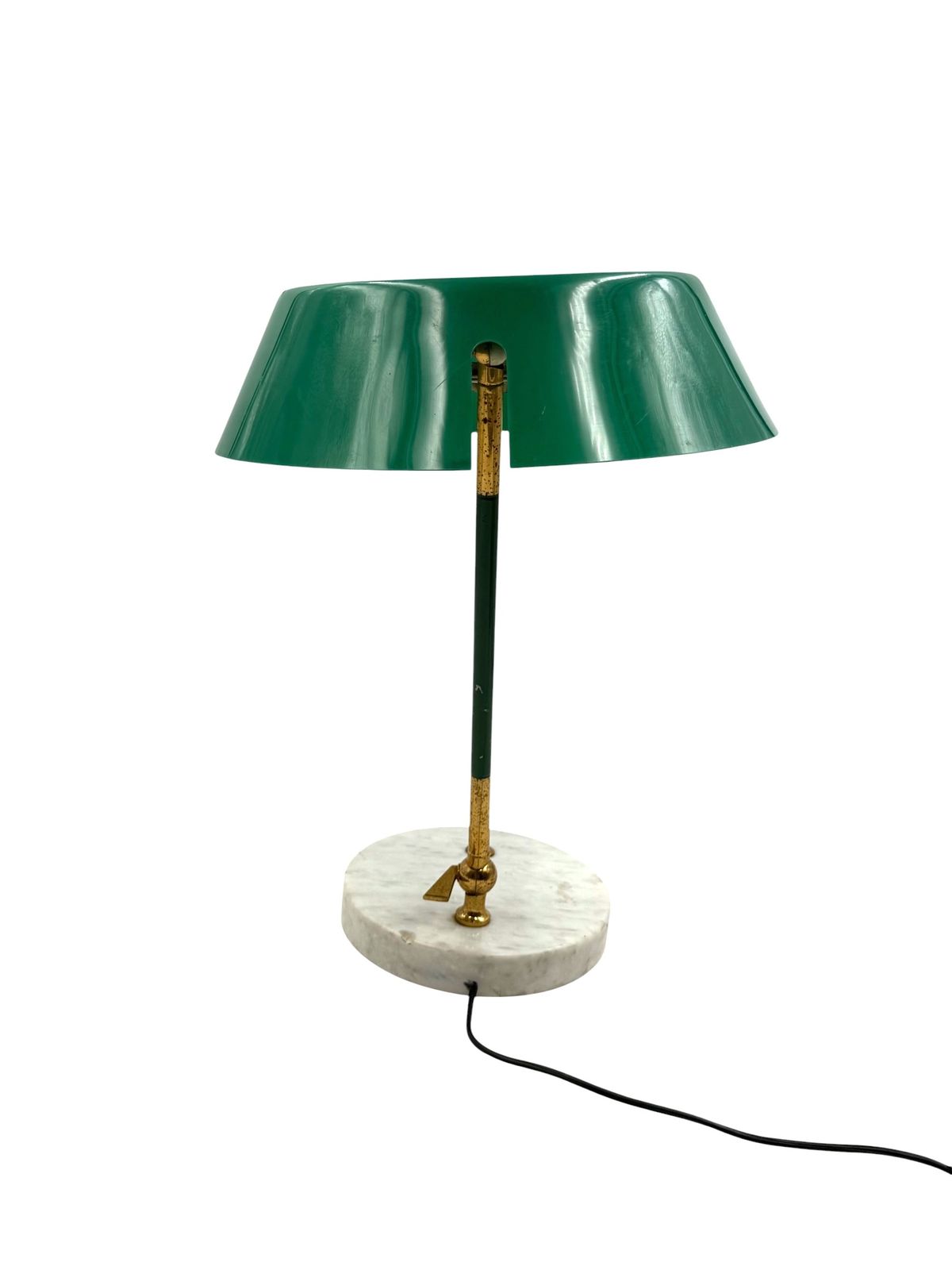 Mid Century Green Table Lamp, Stilux Milano Italy, 1960s photo buy