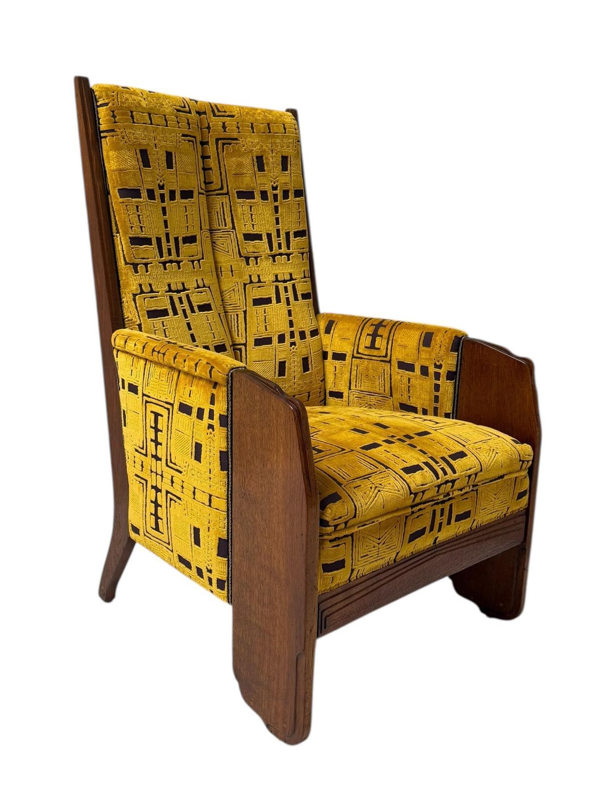 Art Deco Amsterdamse School Lounge Chair By Cornelis Van Der Sluys, 1918 photo Furniture