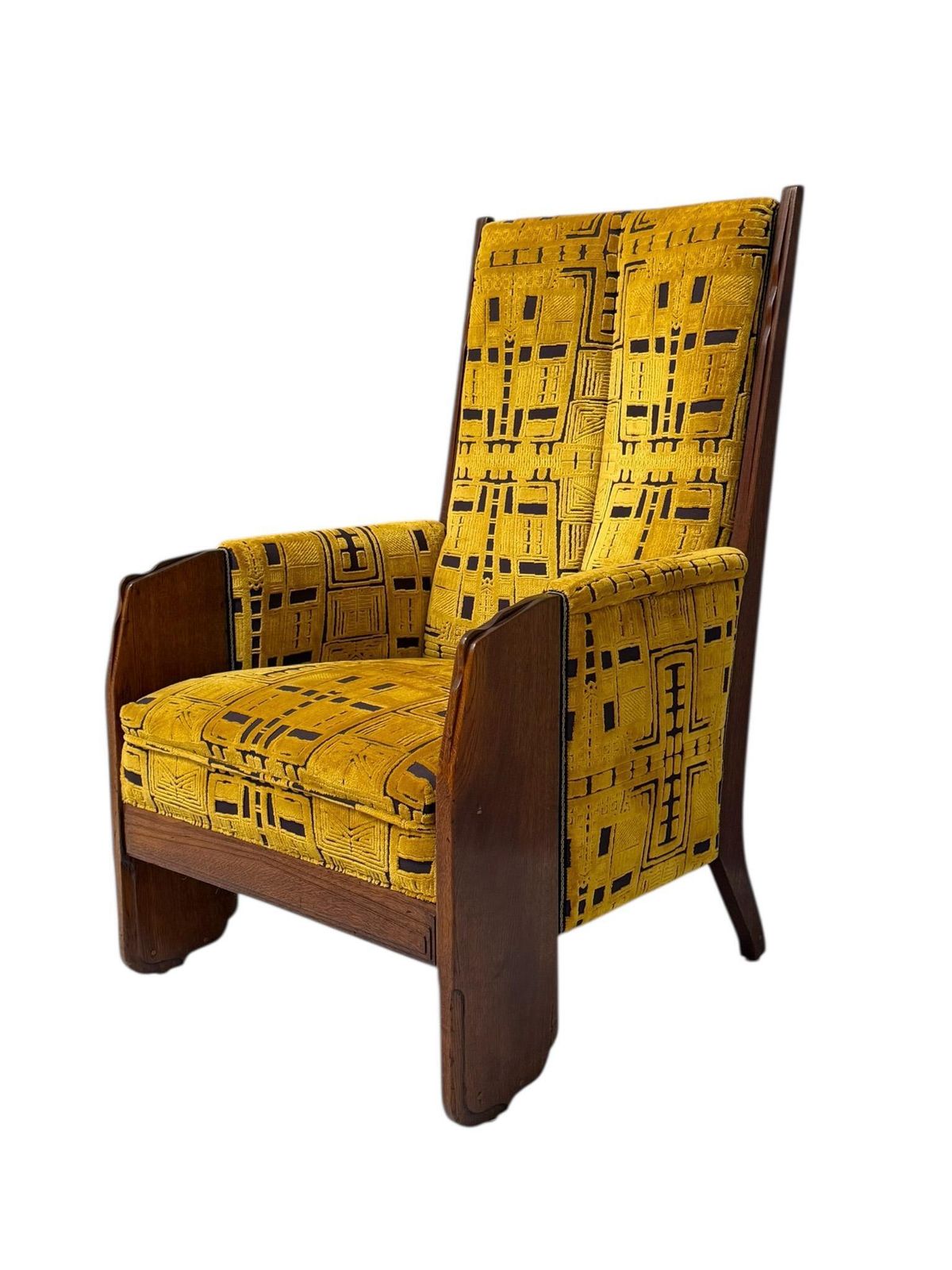 Art Deco Amsterdamse School Lounge Chair By Cornelis Van Der Sluys, 1918 photo vinterior