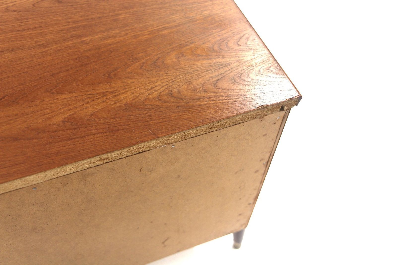 Furniture Scandinavian Mahogany Secretary Desk, Sweden, 1960s photo