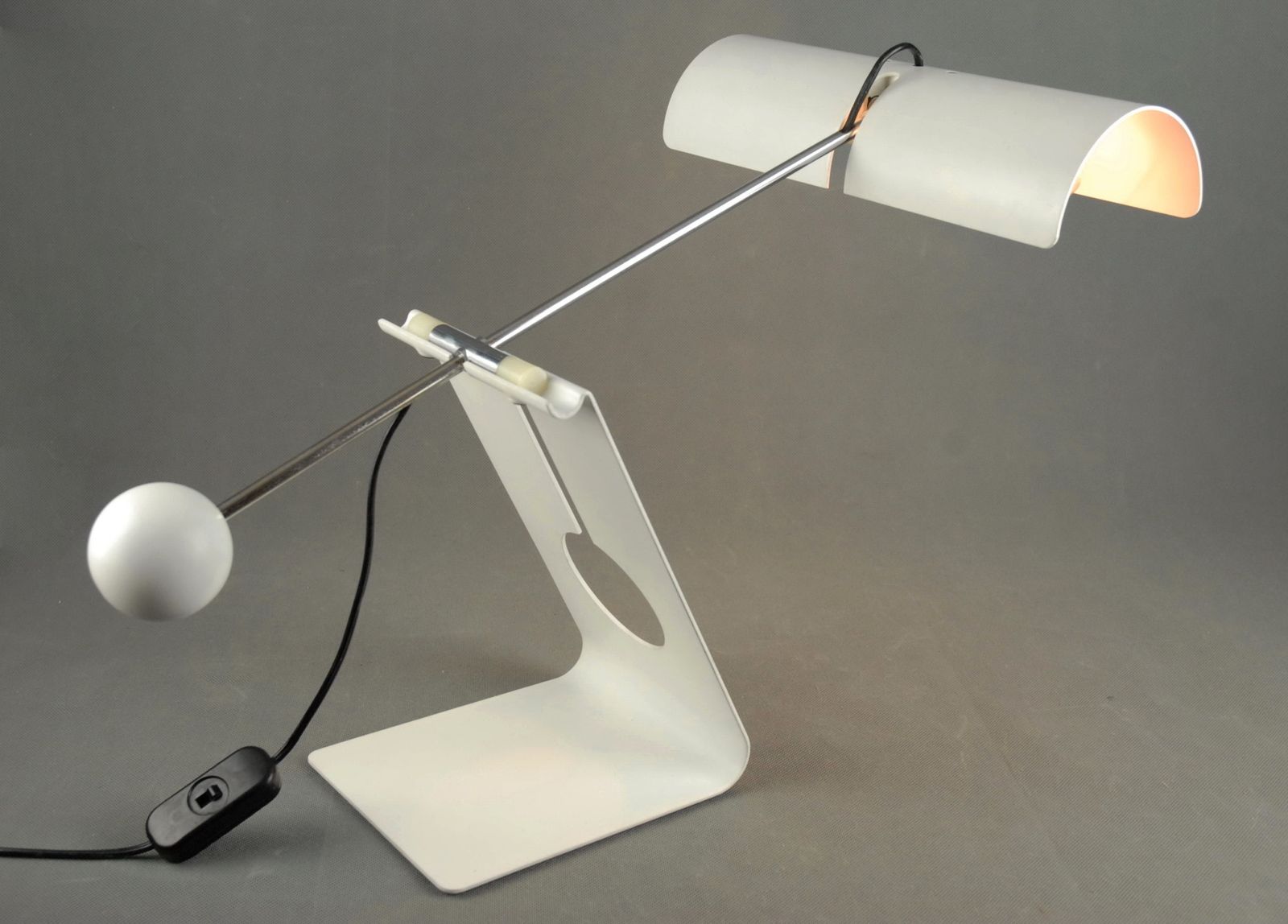 Mid Century Italian Desk Lamp, Picchio By Mauro Martini For Fratelli Martini, 1970s