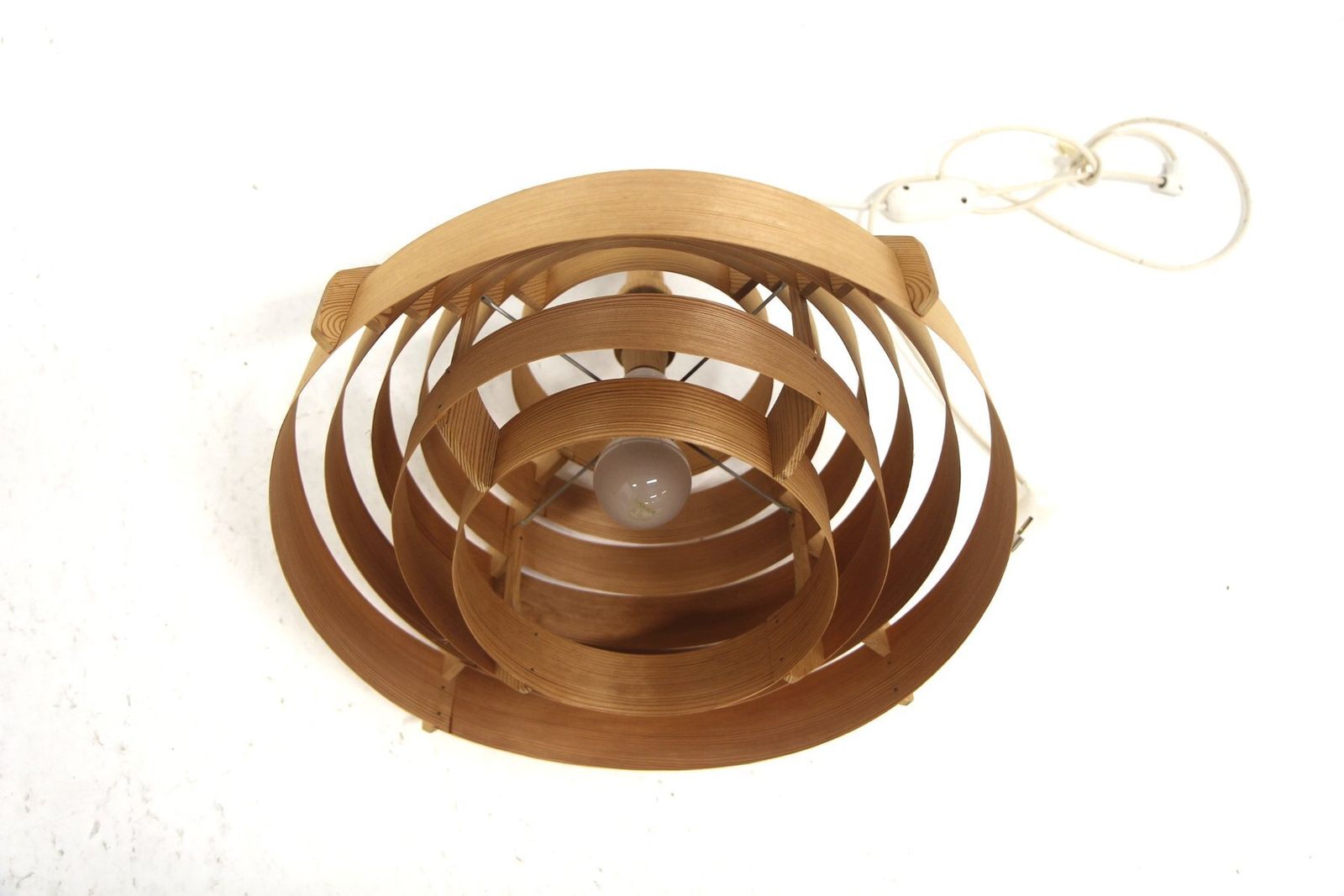 Pine Pendant Lamp By Hans Agne Jakobsson, Sweden, 1960s