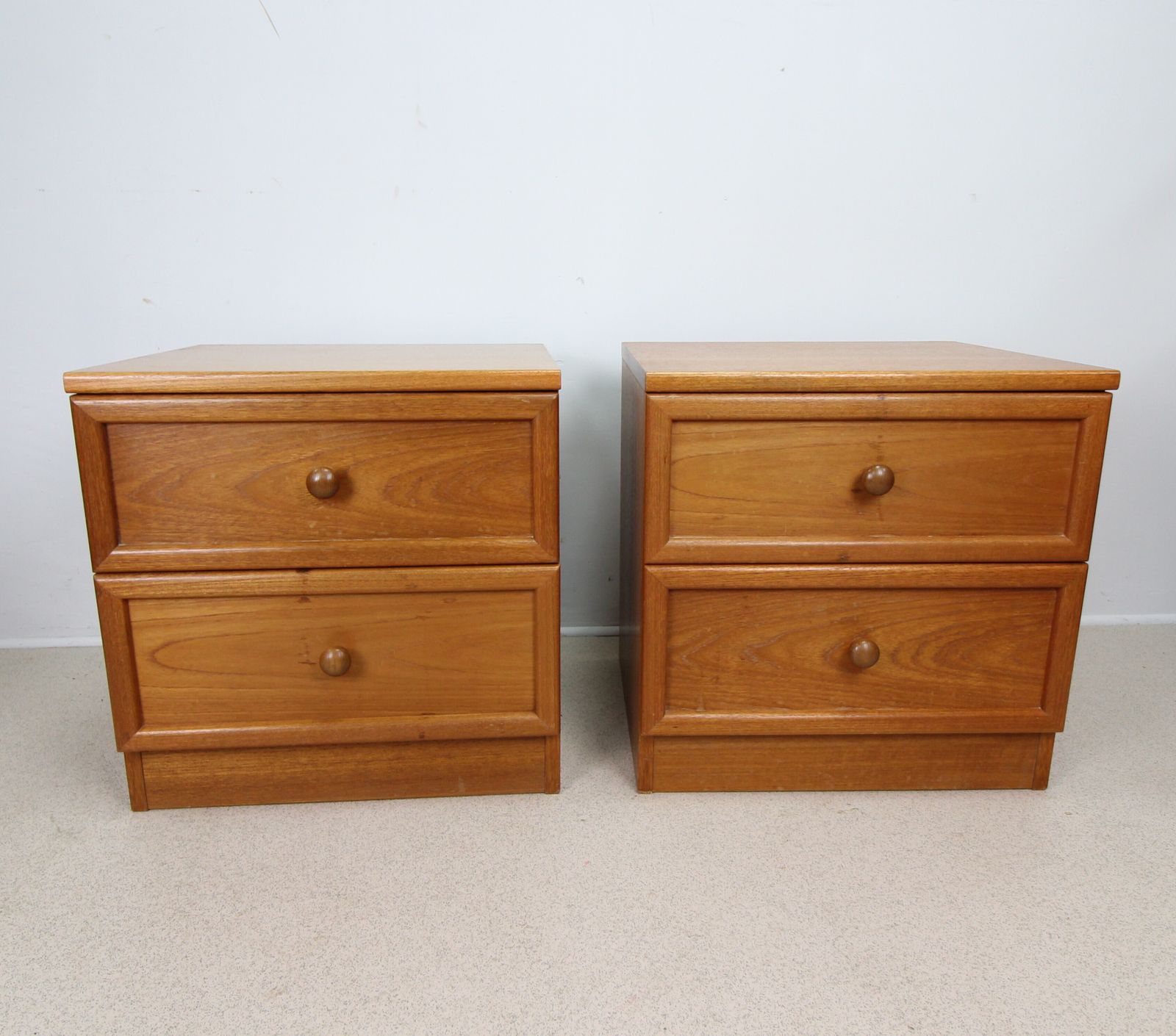 Mid Century Pair Of G Plan Bedside Cabinets