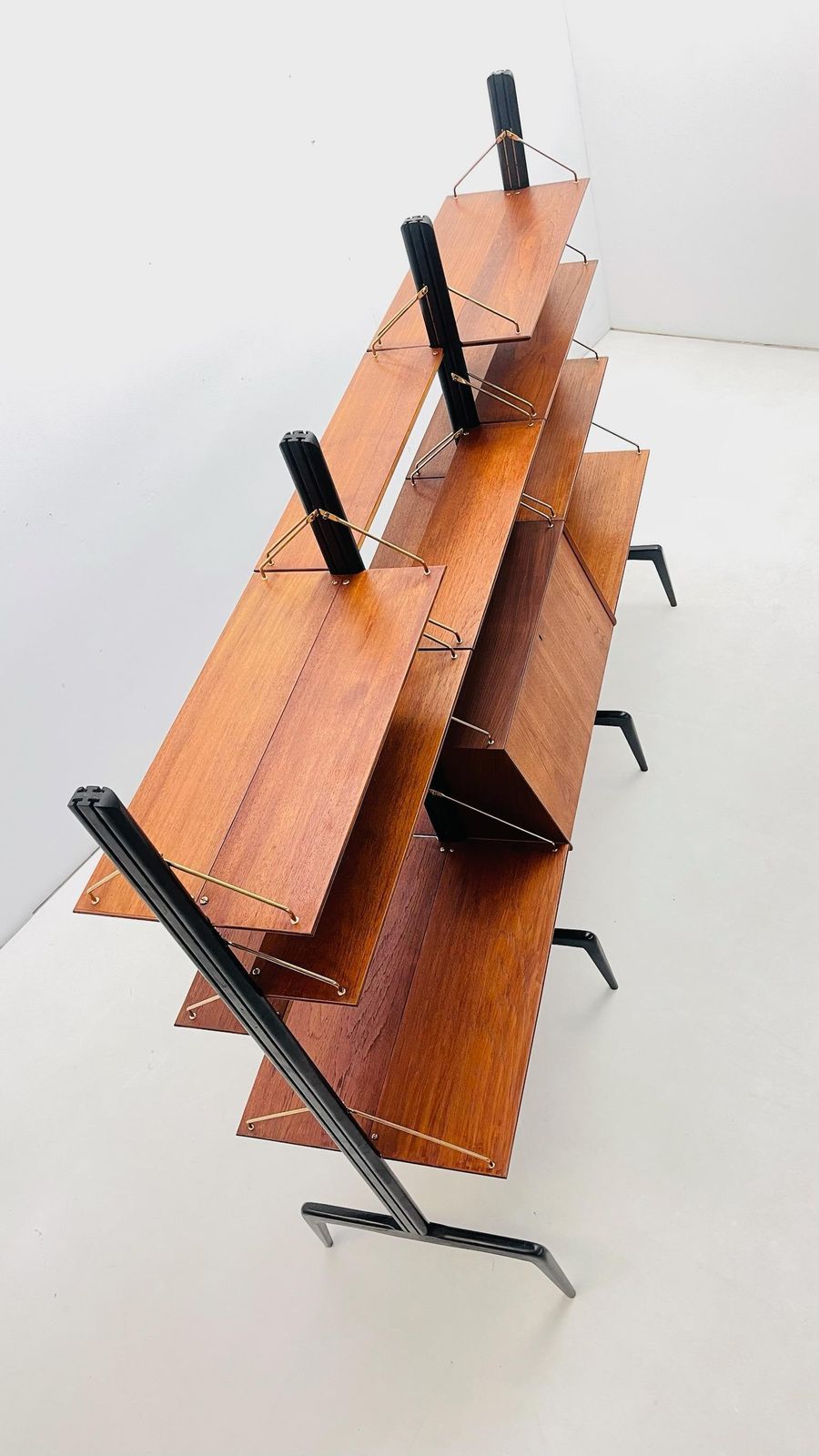 5771.0 Roomdivider In Teak And Brass By Louis Van Teeffelen photo