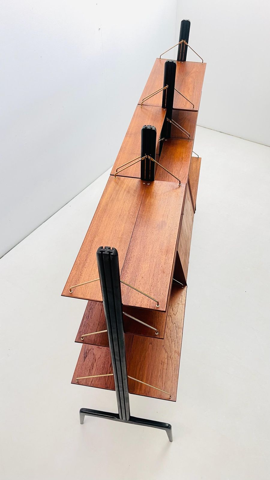 photo vinterior Roomdivider In Teak And Brass By Louis Van Teeffelen