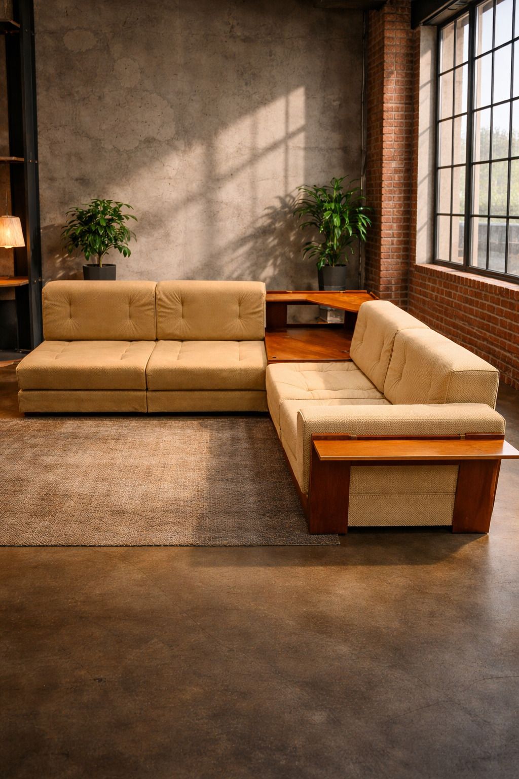 Modulaire Mid Century Hoekbank Van Dřevotvar, Tsjecho Slowakije, Jaren 1960–1970 photo furniture