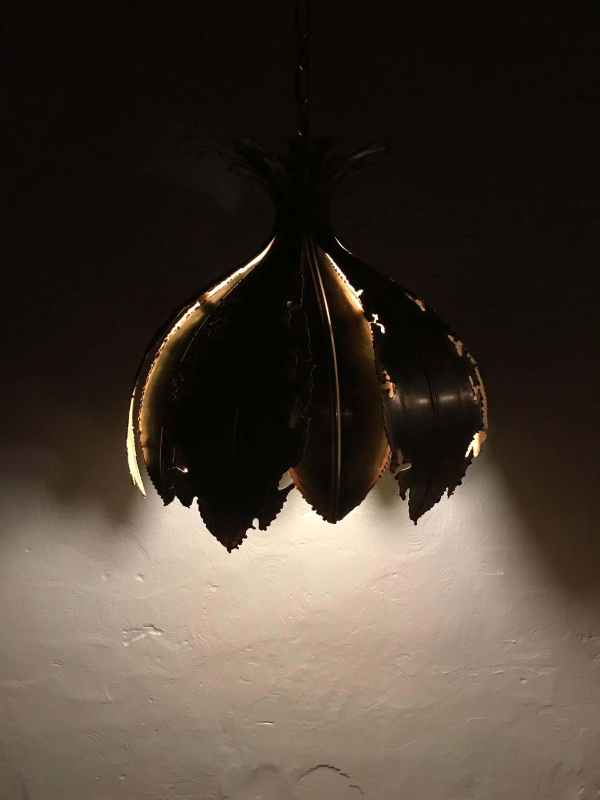 photo furniture Vintage Svend Aage Holm Sørensen "Onion" Chandelier Pendant Lamp