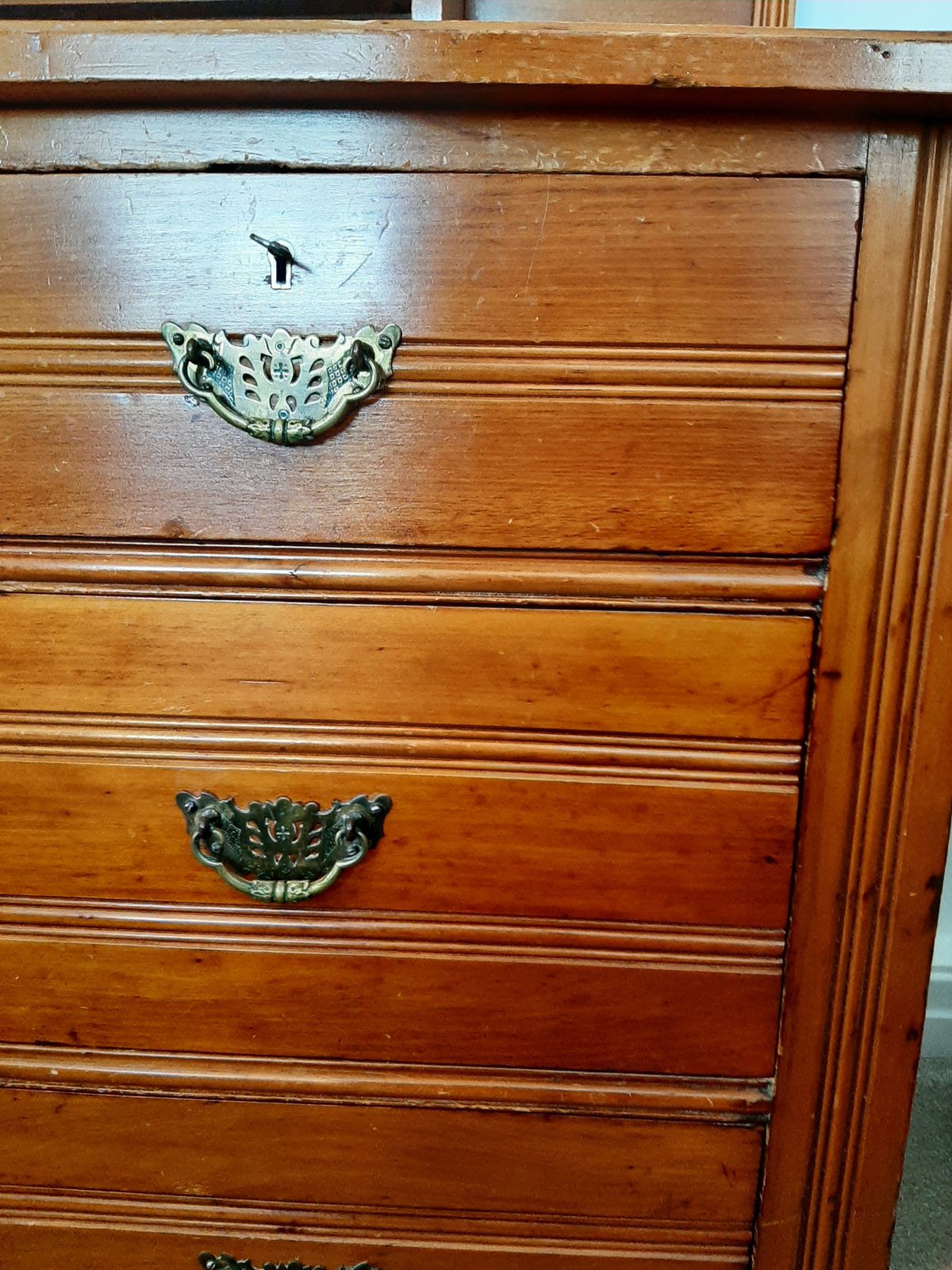 Edwardian Dresser/ Chest Of Drawers photo furniture