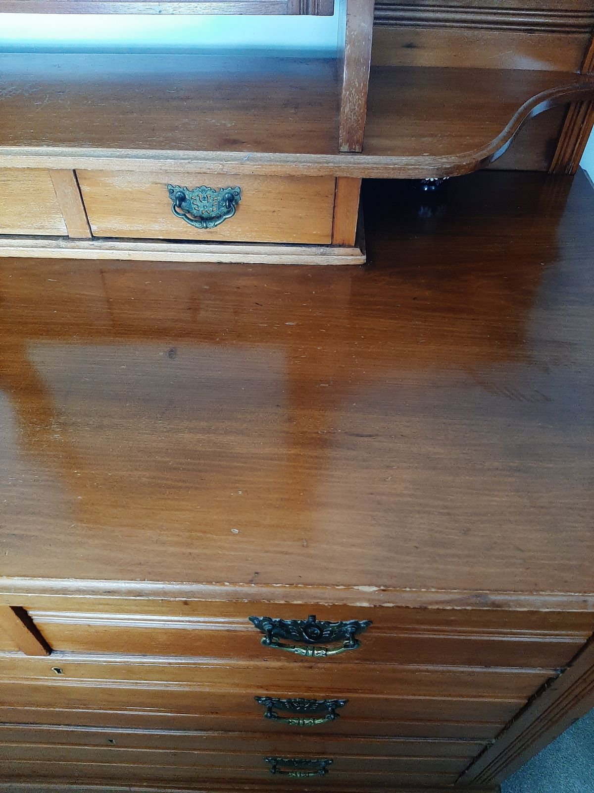 Edwardian Dresser/ Chest Of Drawers photo vintage