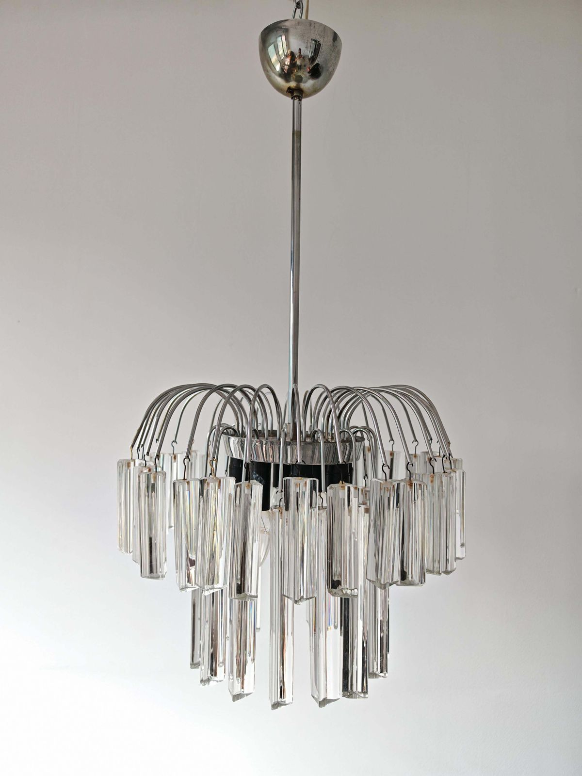 Mid Century Modern "Fountain" Chandelier By Venini, Italy 1960s photo 2200.0