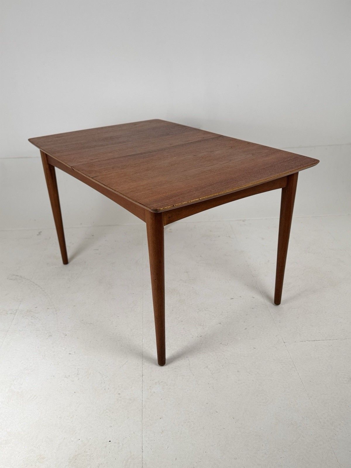 Mid Century  Rectangle Extending Jentique Dining Table 4 Matched Chairs Teak Mcm photo vintage