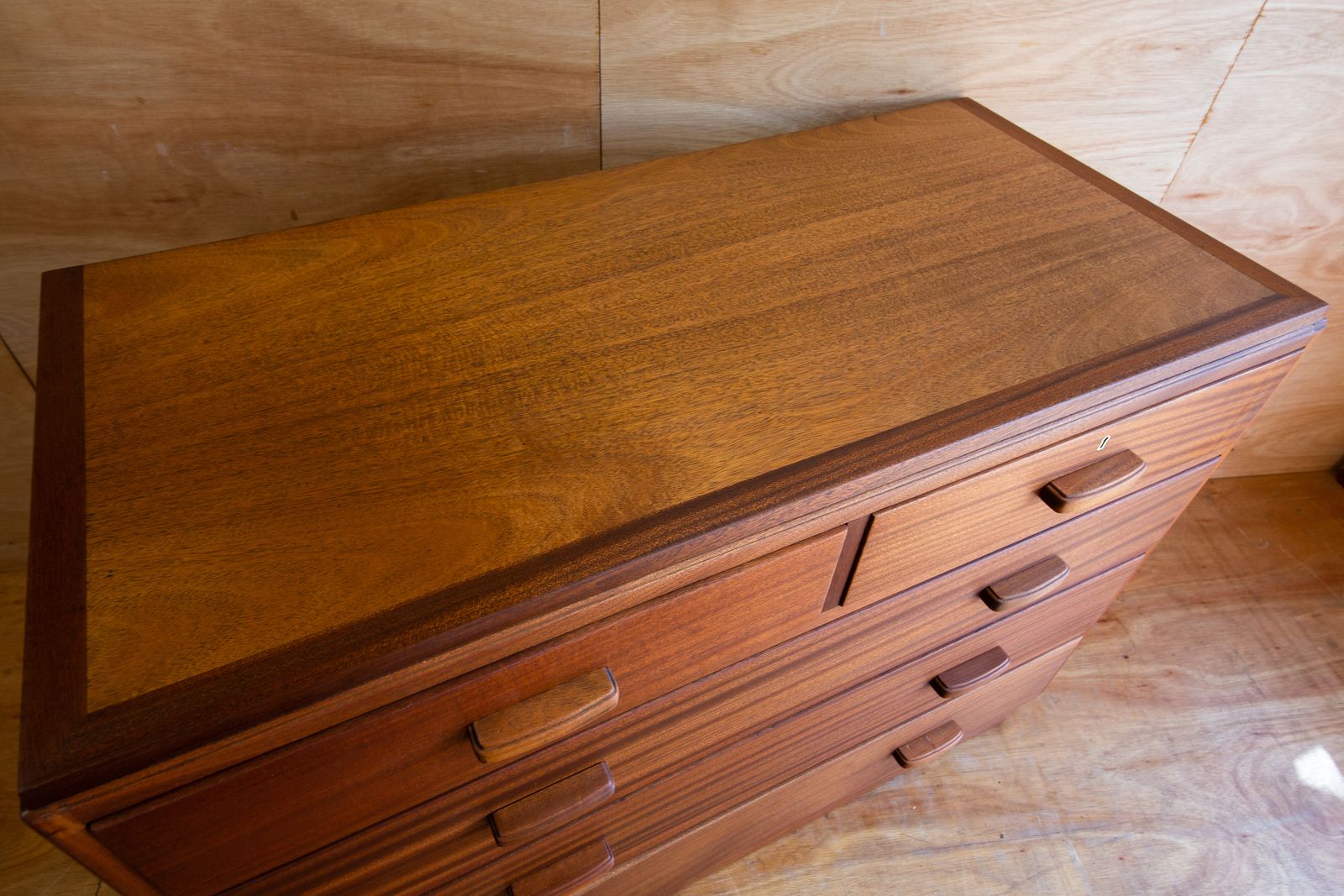 Alfred Cox Mahogany Chest Of Drawers photo vintage