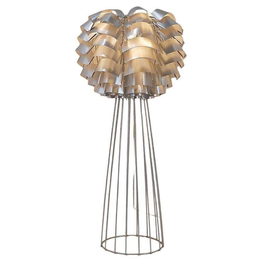 Max Sauze Floor Lamp, Mod. Orion 45, Metal, Mid Century Modern, France