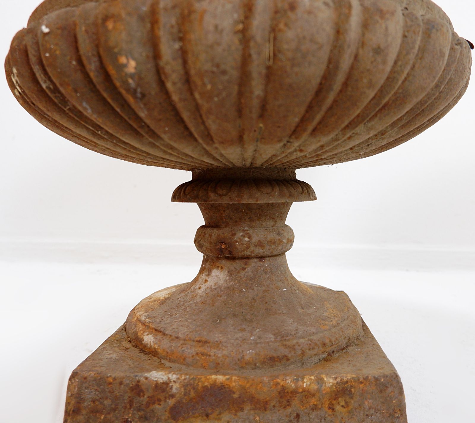 photo furniture Pair Of Cast Iron Medici Planters   Late 19th Century