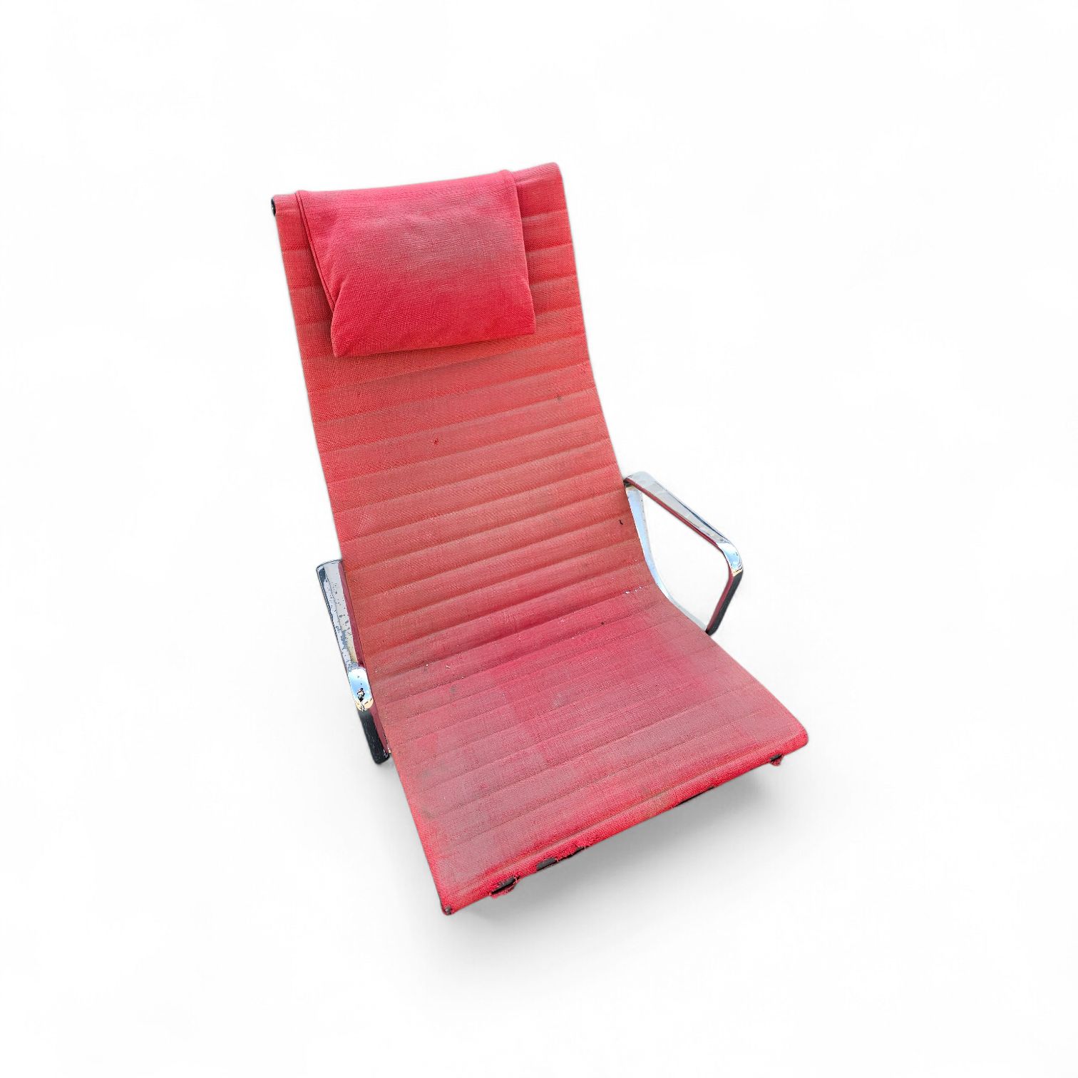 photo buy 2 X Early Edition Ea 124 Aluminum Swivel Armchair By Charles & Ray Eames Herman Miller / Tilt Mechanism