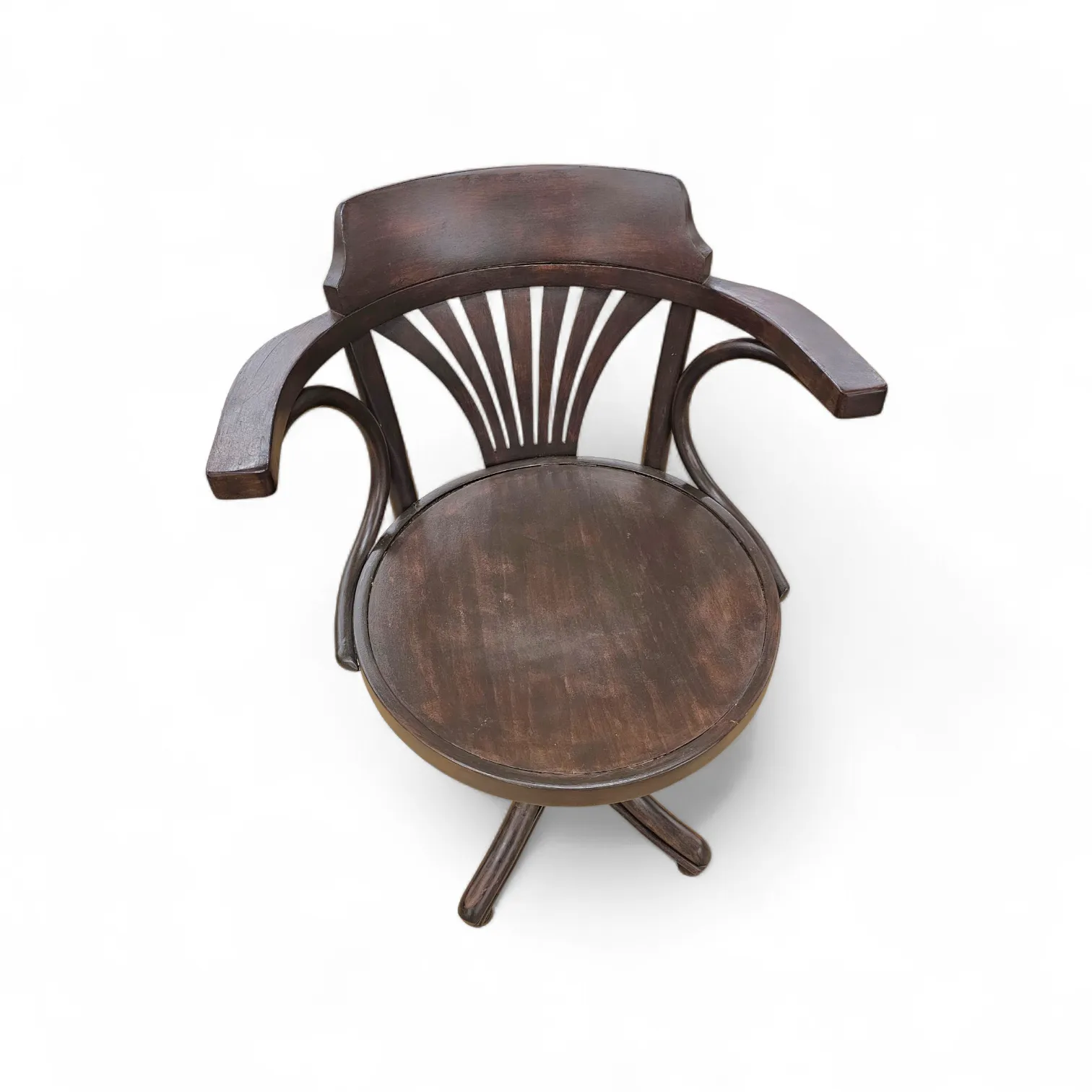 Viennese Secessionist / Art Nouveau Style Bentwood Swivel Desk Chair Width 60 Depth 55 Height 82 Seat Height 48 Cm photo furniture