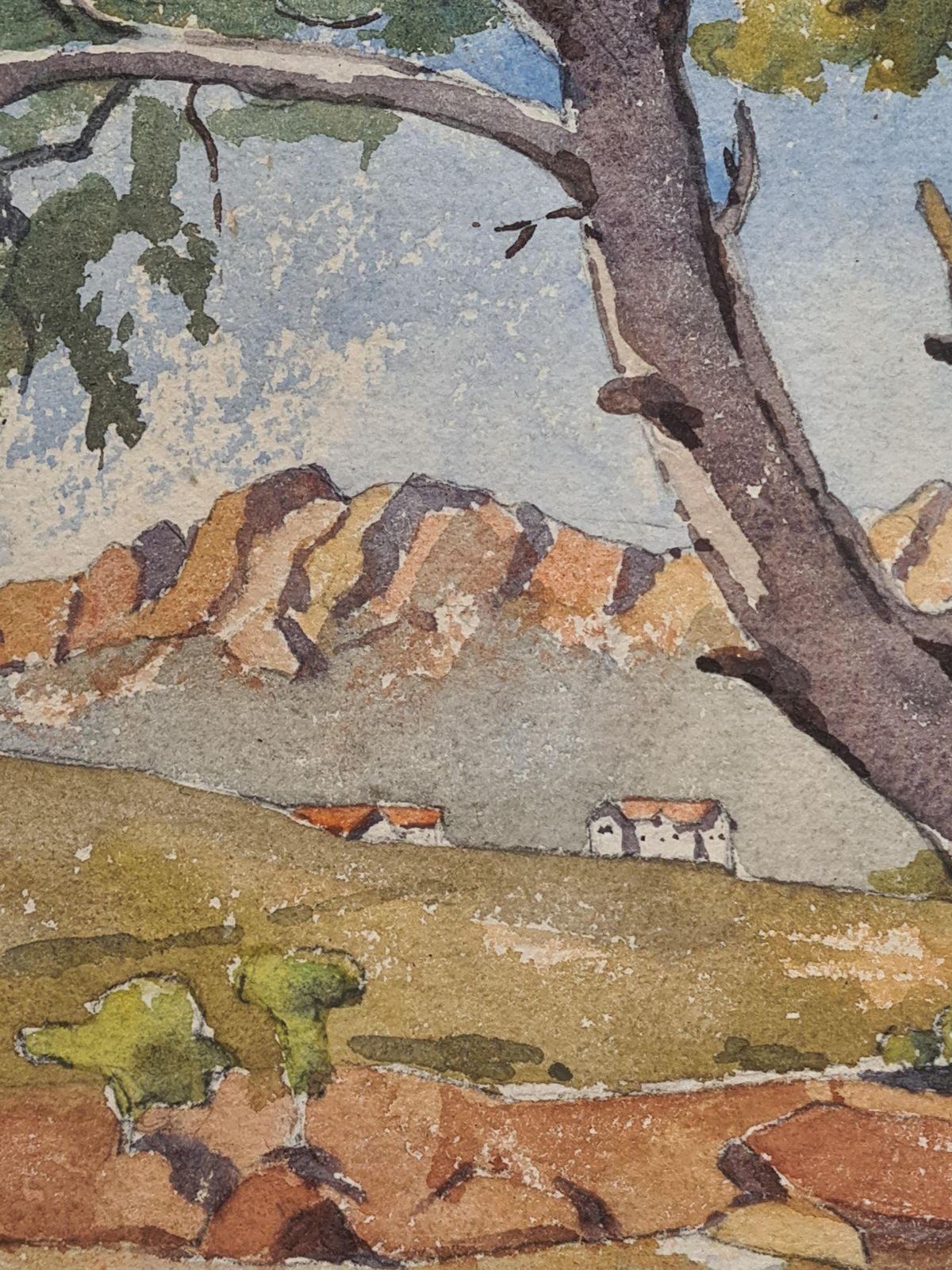 T M Guerin Pair Of Mid 20th Century Mediterranean Watercolour Paintings, Signed And Framed photo 867.0