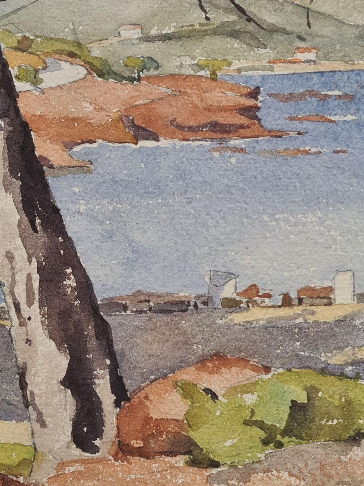 T M Guerin Pair Of Mid 20th Century Mediterranean Watercolour Paintings, Signed And Framed photo buy